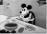 Still from 'The Grocery Boy' featuring Mickey Mouse cooking