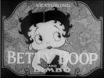Betty Boop title card © Max Fleischer