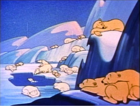 The Playful Polar Bears © Max Fleischer