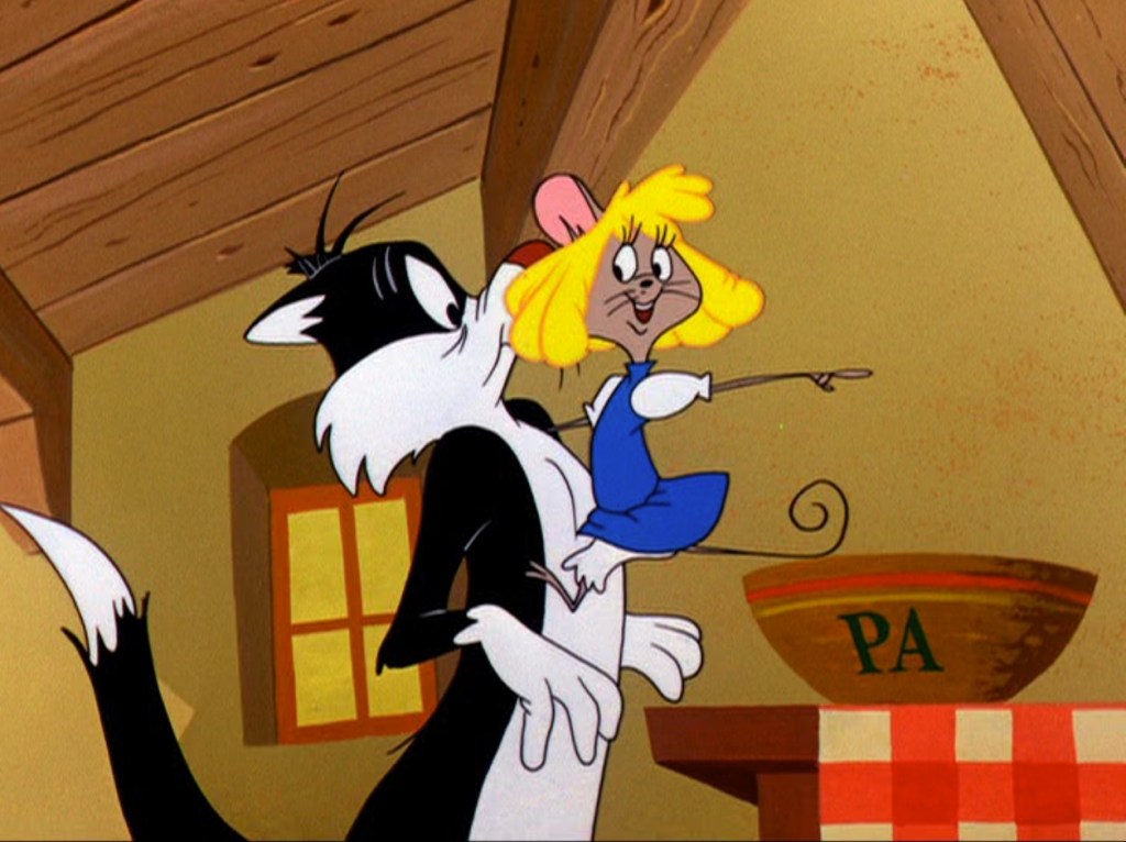 Goldimouse and the three Cats © Warner Bros.