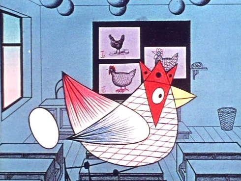 Spatne namalovana slepice (Gallina vogelbirdae) © Jiří Brdečka